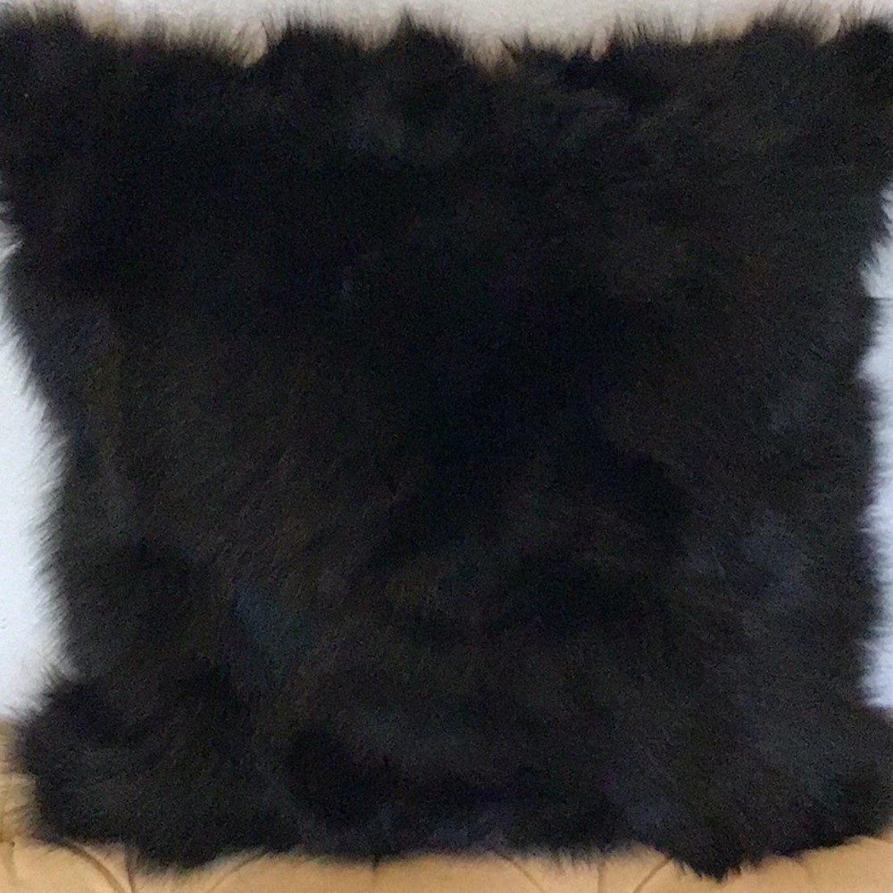 Designer Authentic Fox Fur Pillow/ Throw is listed